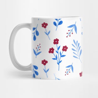 Simple Botanical Patterns Mug